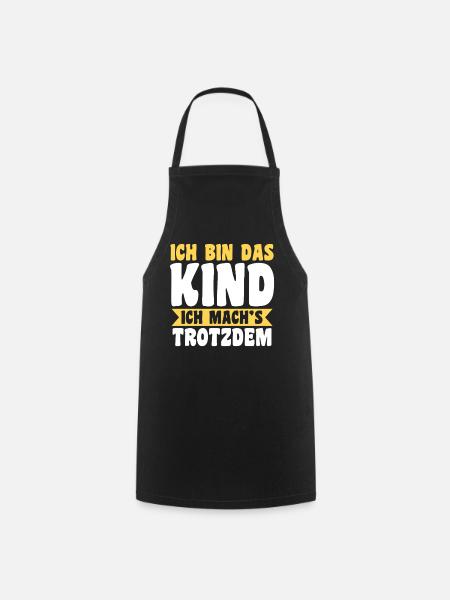 Mutter Team Mama - Kochschürze - Schwarz