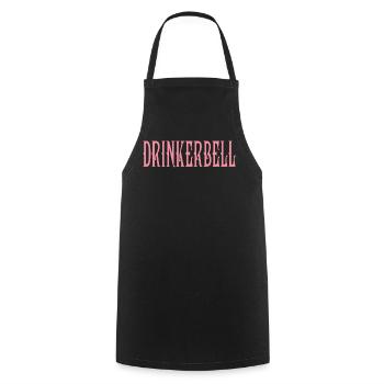Drinkerbell - Kochschürze - Schwarz - Vorne - AI Model Male 185 dark (185cm)
