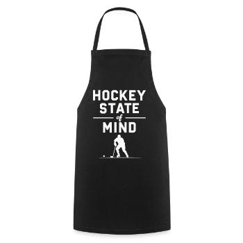 Dicton de hockey sur glaceState of Mind Fan Merchandise - Tablier de cuisine - noir - Devant - AI Model Male 185 dark (185cm)