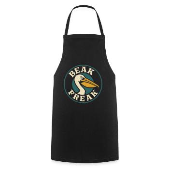Funny Pelican Meme Big - Cooking Apron - black - Front - AI Model Male 185 dark (185cm)