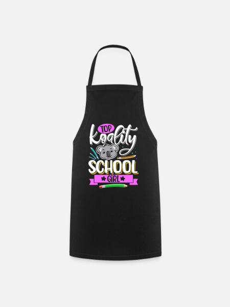 Top Koality School Girl - Kochschürze - Schwarz
