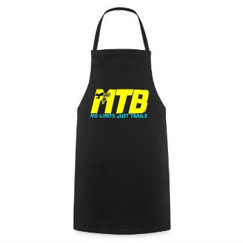 Alexwhiteclothing - Cooking Apron - black - Front - AI Model Male 185 dark (185cm)