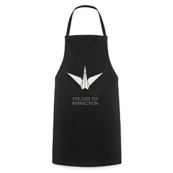 Origami Club Gift Simplicity To A - Cooking Apron - black - Front - AI Model Male 185 dark (185cm)