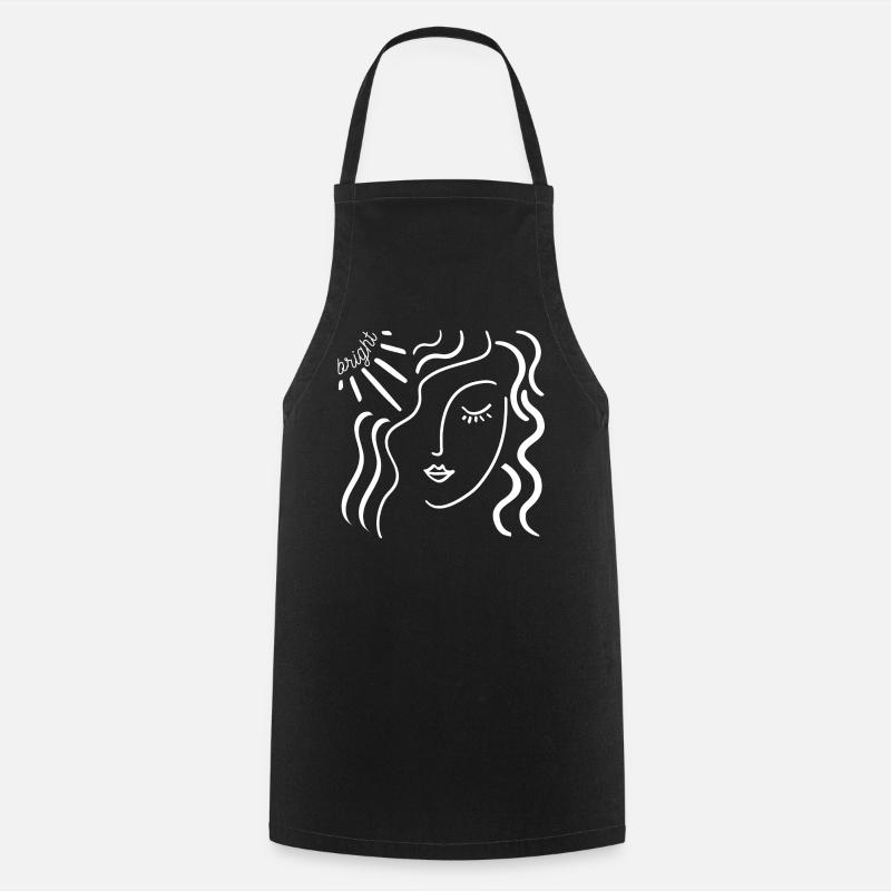 brillant - Tablier de cuisine - noir