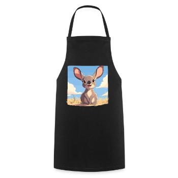 Wallabys Wallaby - Kochschürze - Schwarz - Vorne - AI Model Male 185 dark (185cm)