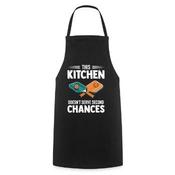 Pickleball Teamn Tournament Dinkball Gift - Cooking Apron - black - Front - AI Model Male 185 dark (185cm)