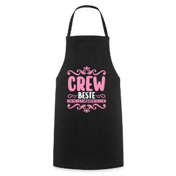 Bachelor Party Team Bride Hen Party - Cooking Apron - black - Front - AI Model Male 185 dark (185cm)
