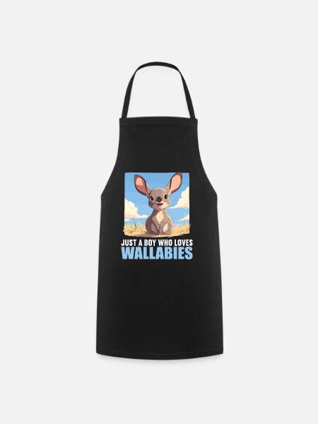 Wallabys Wallaby - Kochschürze - Schwarz