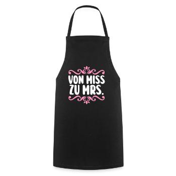 Bachelor Party Team Bride Hen Party - Cooking Apron - black - Front - AI Model Male 185 dark (185cm)