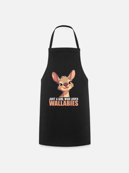 Wallabys Wallaby - Kochschürze - Schwarz