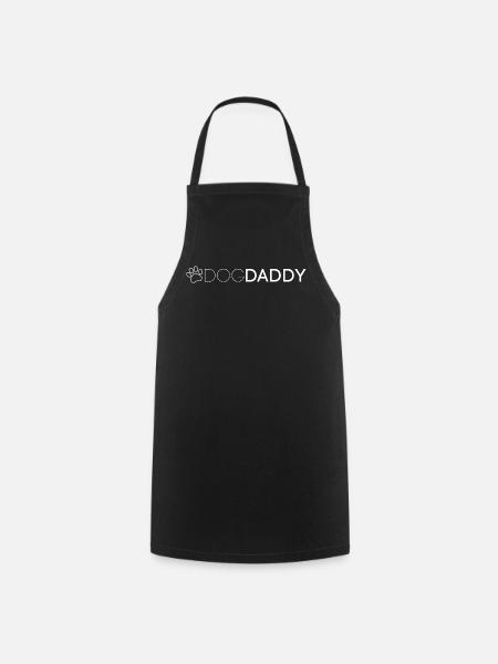 DogDaddy idée cadeau drôle pour les amoureux des chiens - Tablier de cuisine - noir