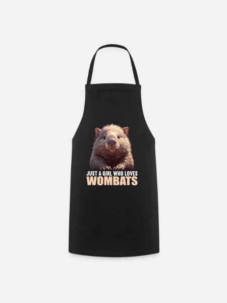 Wombats Wombat - Kochschürze - Schwarz