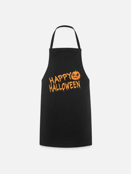 Halloween - Kochschürze - Schwarz
