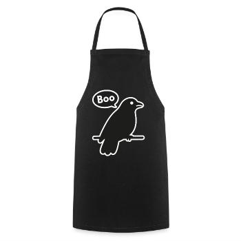 Scare Crow - Cooking Apron - black - Front - AI Model Male 185 dark (185cm)