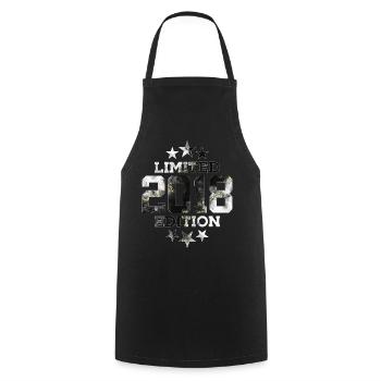 ÉDITION LIMITÉE 8E ANNIVERSAIRE 2018 - Tablier de cuisine - noir - Devant - AI Model Male 185 dark (185cm)