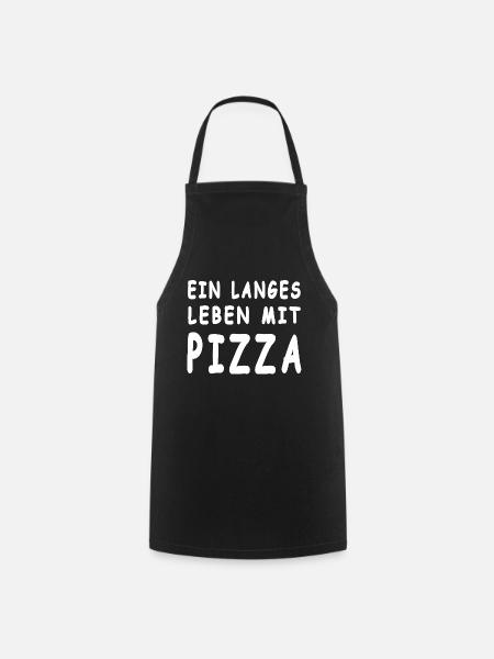 Pizza - Kochschürze - Schwarz