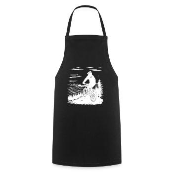 Vtt - Tablier de cuisine - noir - Devant - AI Model Male 185 dark (185cm)