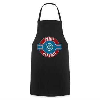 Airsoft Airsoft Game Airsoft Team Terrain Game - Cooking Apron - black - Front - AI Model Male 185 dark (185cm)