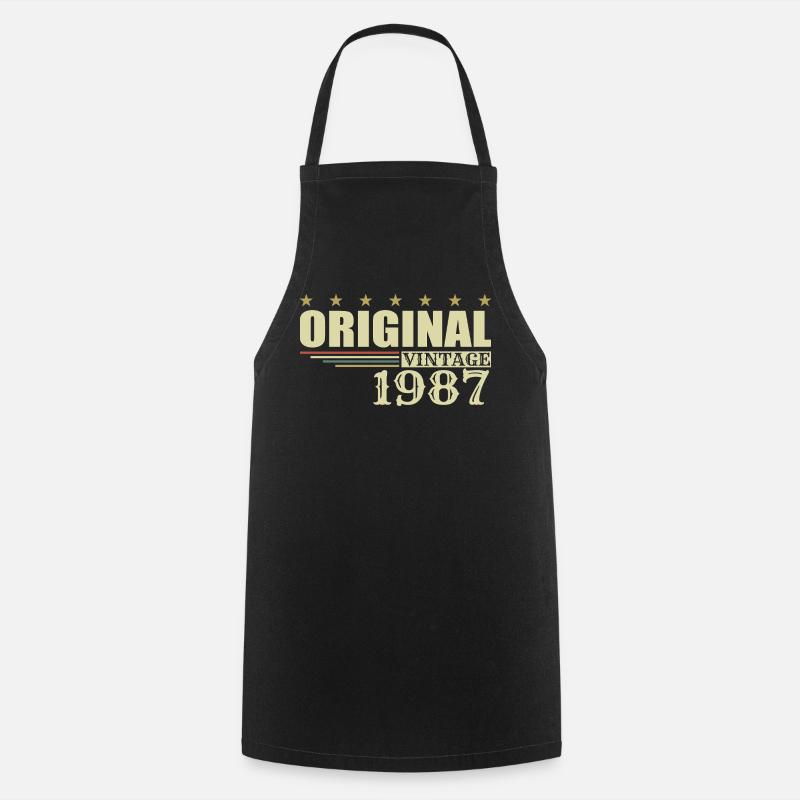 1987 Geburtstag 1987 - Kochschürze - Schwarz