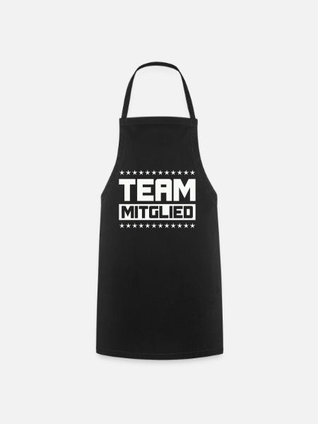 Team Mitglied - Kochschürze - Schwarz