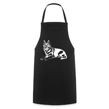 Sheepdog - Cooking Apron - black - Front - AI Model Male 185 dark (185cm)
