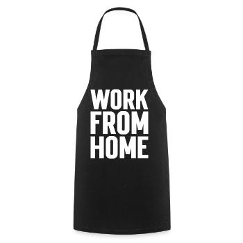 Motivierendes T-Shirt für die Arbeit von zu Hause aus - Kochschürze - Schwarz - Vorne - AI Model Male 185 dark (185cm)