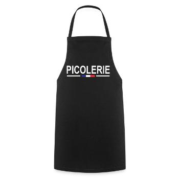 National Drink Humor Aperitif Gendarmerie Gendarme - Cooking Apron - black - Front - AI Model Male 185 dark (185cm)