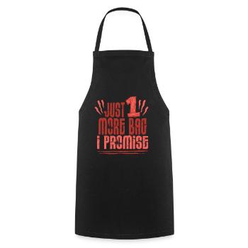 Beef Jerky Dried Meat Biltong Pemmican - Cooking Apron - black - Front - AI Model Male 185 dark (185cm)