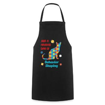 Be Kind – Sensibilisation à l’autisme - Tablier de cuisine - noir - Devant - AI Model Male 185 dark (185cm)