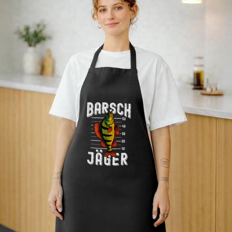 Perche Chasseur Perche Perche Pêcheur Perche Perche Perche Pêche à la perche Tablier de cuisine