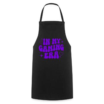 Cadeau de jeu Gamer Jeu vidéo Rétro - Tablier de cuisine - noir - Devant - AI Model Male 185 dark (185cm)