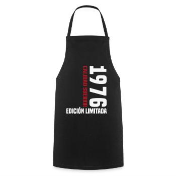 1976 Vintage Retro Birthday Gift - Cooking Apron - black - Front - AI Model Male 185 dark (185cm)