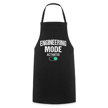 Génie mécanique Ingénieur mécanique - Tablier de cuisine - noir - Devant - AI Model Male 185 dark (185cm)