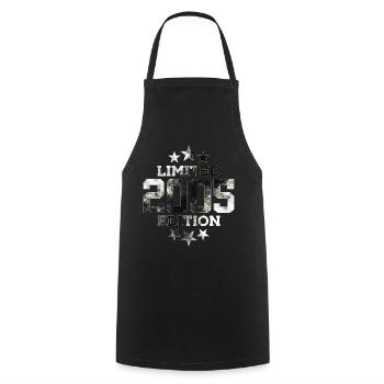 ÉDITION LIMITÉE 21E ANNIVERSAIRE 2005 - Tablier de cuisine - noir - Devant - AI Model Male 185 dark (185cm)