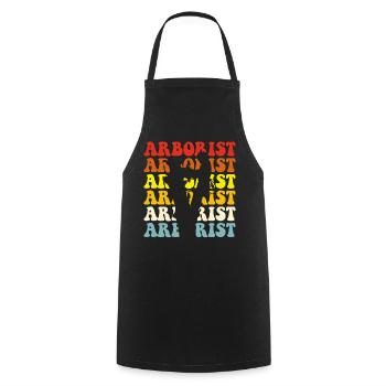 Ébéniste Ébéniste Cadeau Menuisier - Tablier de cuisine - noir - Devant - AI Model Male 185 dark (185cm)