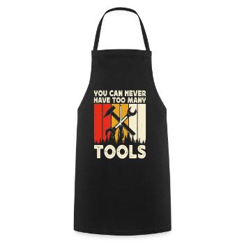 Mécanicien automobile Mécatronicien Technicien Tournevis Cadeau - Tablier de cuisine - noir - Devant - AI Model Male 185 dark (185cm)