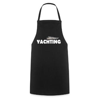 Yachting - Tablier de cuisine - noir - Devant - AI Model Male 185 dark (185cm)