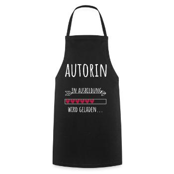 Creative Writing Student Profession Author - Cooking Apron - black - Front - AI Model Male 185 dark (185cm)