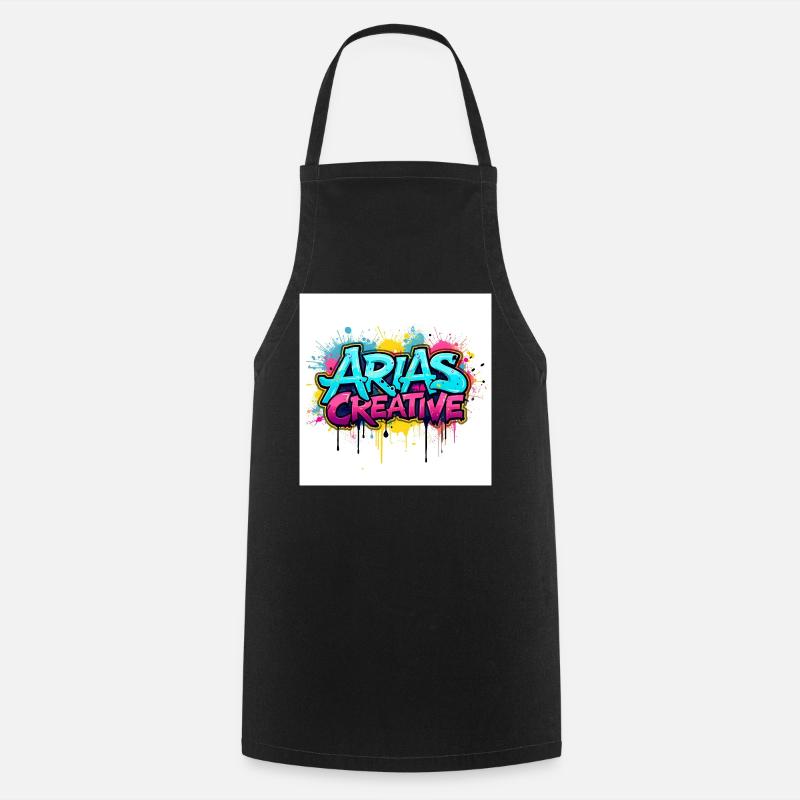 Aris Creative Graffiti Logo - Tablier de cuisine - noir