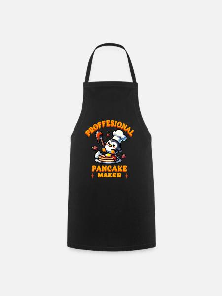 Fresh Waffles Funny Gift - Cooking Apron - black