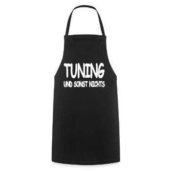 réglage - Tablier de cuisine - noir - Devant - AI Model Male 185 dark (185cm)