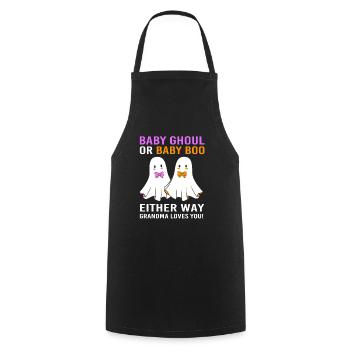 Halloween Gender Reveal - Cooking Apron - black - Front - AI Model Male 185 dark (185cm)