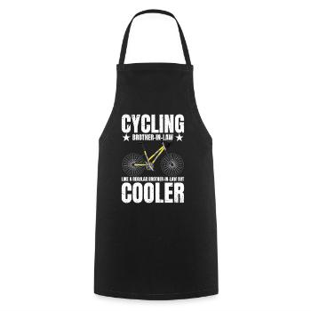 Cycling Brother-in-law Bike Rider Cyclist Brother - Kochschürze - Schwarz - Vorne - AI Model Male 185 dark (185cm)