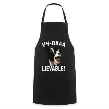 Goat Goat Breeding Goat Farmer Goat Saying - Cooking Apron - black - Front - AI Model Male 185 dark (185cm)
