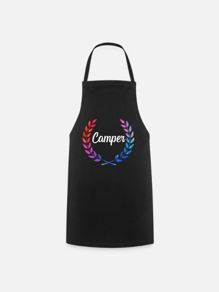 Camper Farblaurel Logo - Kochschürze - Schwarz