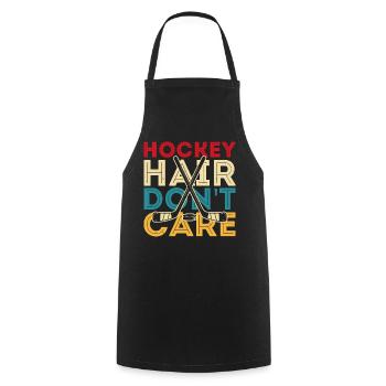 Hockey Eishockey Eishockeyspieler Geschenk - Cooking Apron - black - Front - AI Model Male 185 dark (185cm)