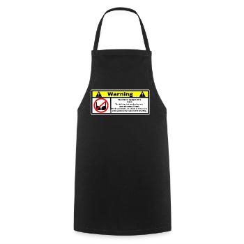 Turbo - Kochschürze - Schwarz - Vorne - AI Model Male 185 dark (185cm)