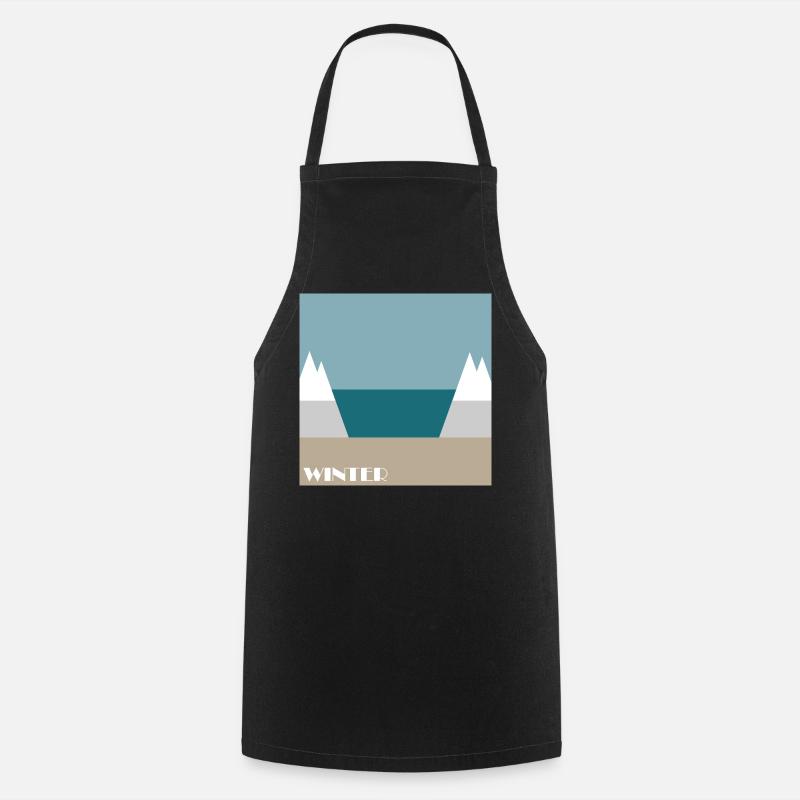 Winter - Cooking Apron - black
