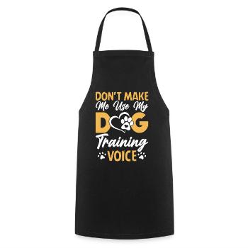 Dogs Dog Lover Dog Owner Gift - Cooking Apron - black - Front - AI Model Male 185 dark (185cm)