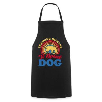 Dogs Dog Lover Dog Owner Gift - Cooking Apron - black - Front - AI Model Male 185 dark (185cm)